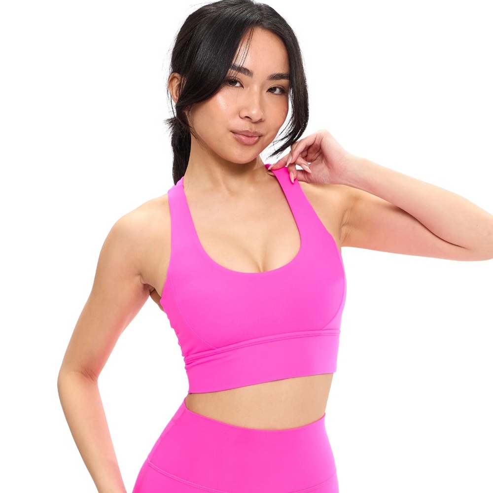 NWT Buff Bunny Rosa Pink Sports Bra